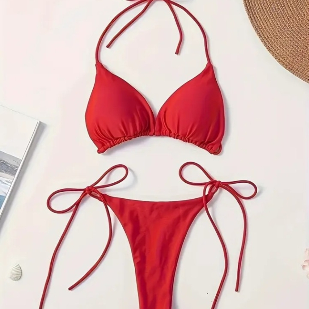 Red Bikini Set Size L..